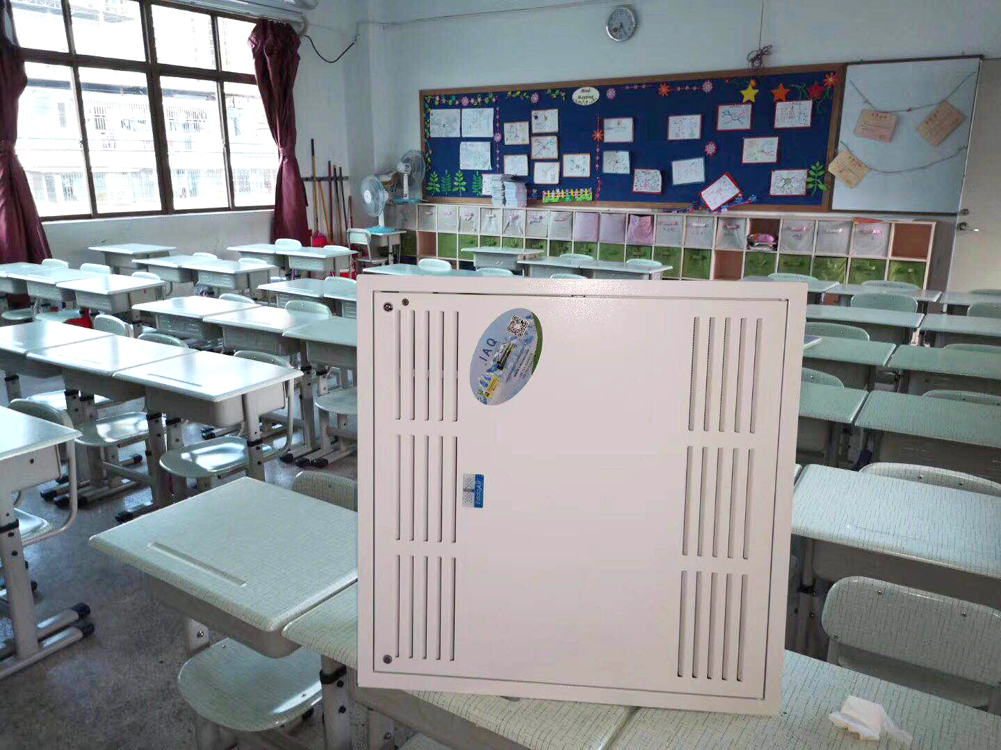 	教室空气净化器案例